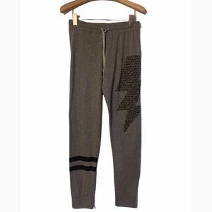 Lauren Moshi Lightning Bolt Stripes Joggers Pants